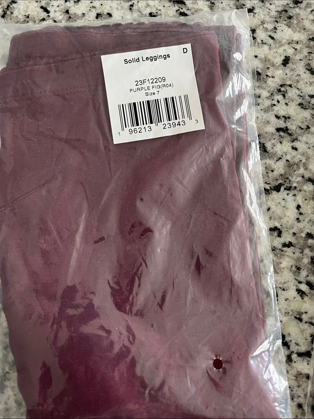 Solid Kids Leggings - Purple Fig/Berry
